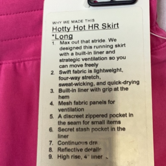 Lululemon hotty hot skirt - Picture 7 of 9